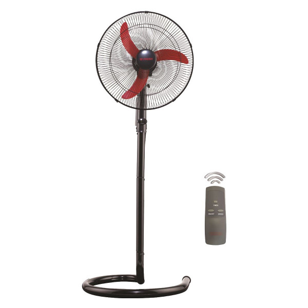 Fresh El-shabah Stand Fan, 18 Inch, 3 speeds -remote control - Red