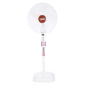 ATA S34B5 Stand Fan, 18 Inch, 5 Blades, 4 Speeds - White