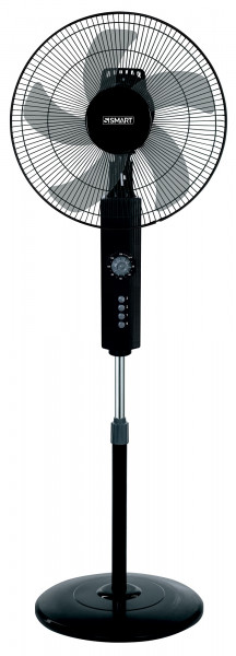 S Smart Stand Fan, 18 Inch, Timer, 5 Blades, SSF1803 - Black