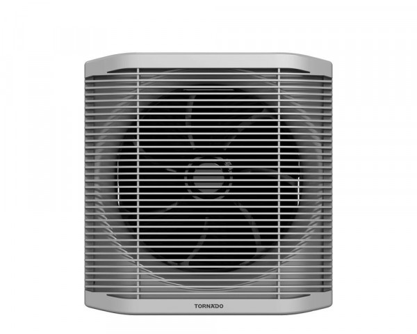 Tornado Bathroom Ventilating Fan, 30 cm, With Protection Grid, TVS-30BG - Black Gray