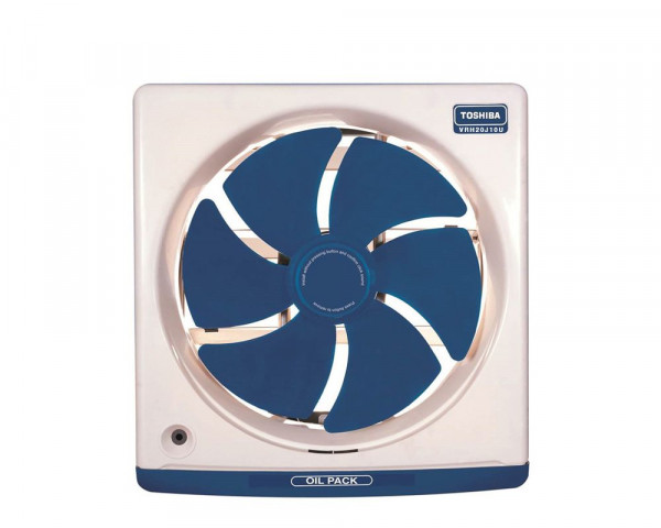 Toshiba VRH20J10U Kitchen Ventilating Fan, 20 cm, Oil Drawer - White Blue