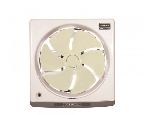 Toshiba VRH25J10C Kitchen Ventilating Fan, 25 cm, Oil Drawer - Cream