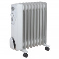 Jac NGH-329 Oil Heater, 9 Fins, 1500 Watt - White