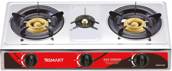 S Smart Cooker, 3 Burners, SGK518S - Silver