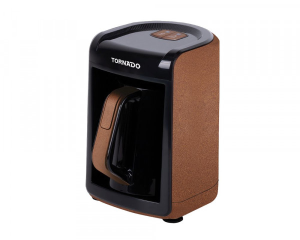 Tornado Automatic Turkish Coffee Maker with Milk, 280 ml, 535 Watt, TCME-100-MILK - Brown