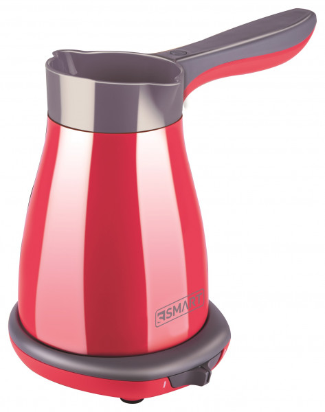 S Smart SCM110T Turkish Coffee Maker, 550 Watt, 300 ml - Red