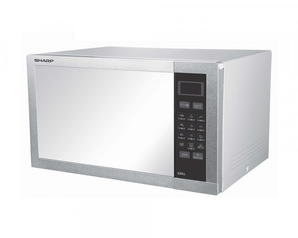 Sharp Microwave Grill, 34 Liter, 1000 Watt, R-770AR(ST) - Silver