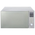 TORNADO Microwave, 25 Liters, 900 Watt, With Digital Screen and Grill, MOM-C25BBE-S - Silver