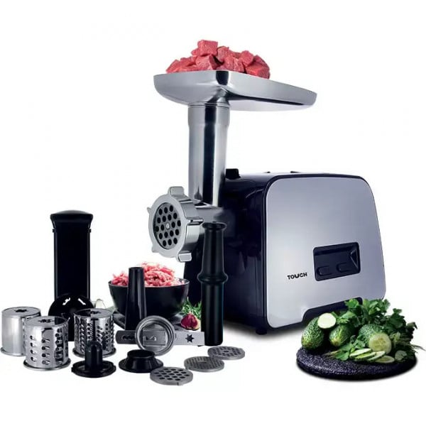 Touch El Zenouki 40560 Extream Plus Meat Grinder, 2500 Watt - Black Silver