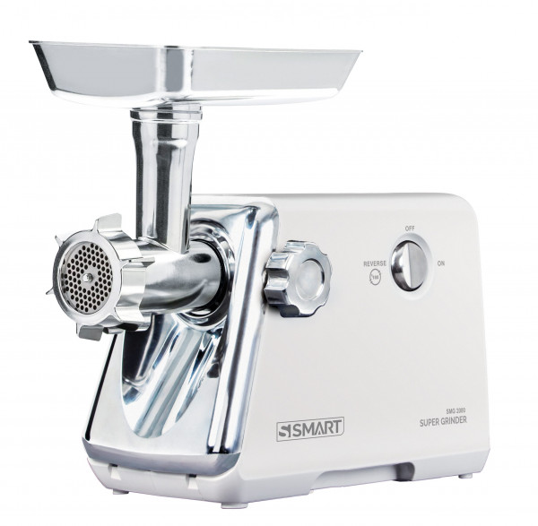 S Smart SMG2000W Meat Grinder, 2000 Watt - White