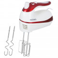 Media Tech Hand Mixer, 500 Watt, MT-233C - White Red