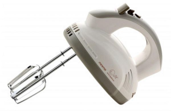 Black & White SR-2100 Hand Mixer, 280 watt, 5 Speeds - White