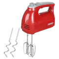 S Smart SHM201E Hand Mixer, 400 watt, 5 Speeds, Turbo Function - Red