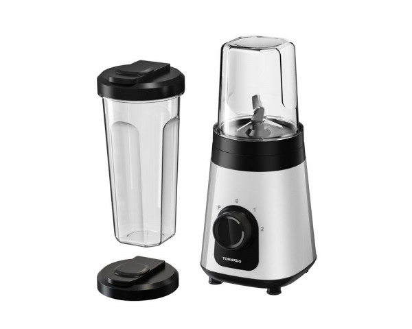 Tornado Personal Blender, 320 Watt, Capacity 600 ml, Extra Jug 300 ml, PB-320T - White