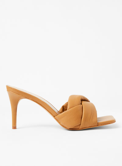 صندل سينجرافا بكعب عال Brown