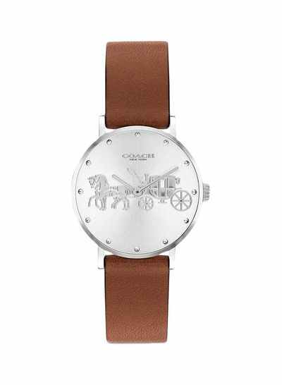 Leather Analog Wrist Watch 14503495