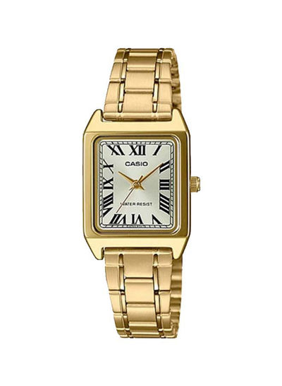 Women's Stainless Steel Analog Wrist Watch LTP-V007G-9BUDF - 33 mm - Gold