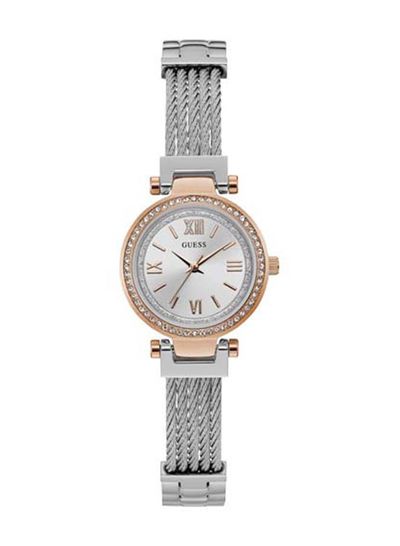 Women's Polished Stainless Steel Bracelet Watch W1009L4