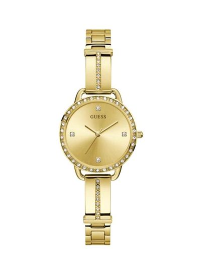 Women's Water Resistant Analog Watch GW0022L2 - 30 mm - Gold