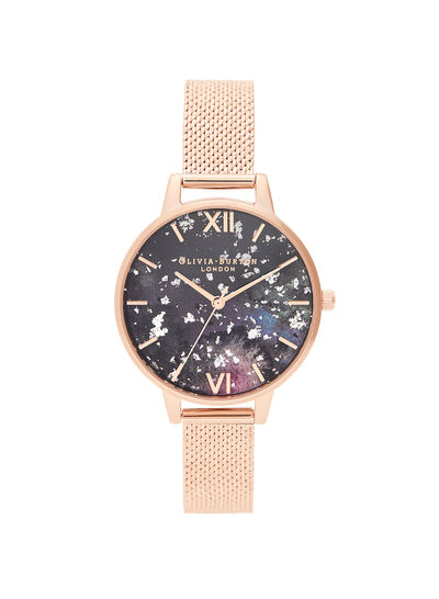 Women's Metal Analog Wrist Watch OB16GD33 - 34 mm - Rose Gold