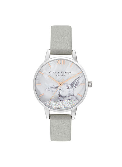 Women's Snow Globe White & Plastic & 3D Print Dial Watch - OB16WL86