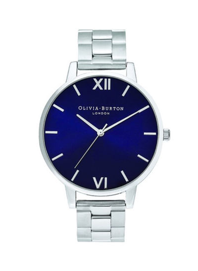 The Shoreditch Collection Midnight Blue Sunray Dial Watch - OB16SH02