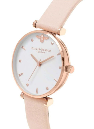 Women's Leather Queen Bee Analog Watch OB16AM95