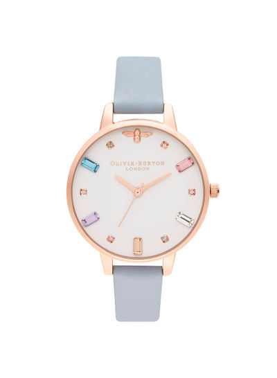 Women's Leather Analog Wrist Watch OB16RB12