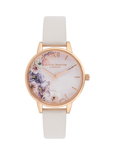 Women's Leather Analog Wrist Watch OB16PP54