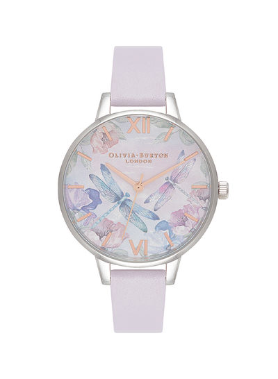 Women's Painterly Prints Floral Dial Watch - OB16PP78