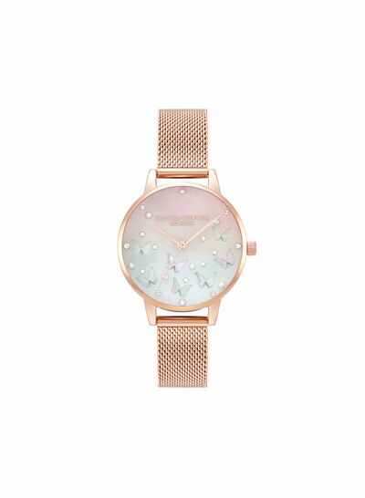 Women's Sparkle Butterfly Ceramic Watch - Ob16Mb38