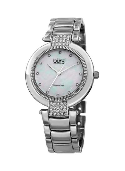 Women's Water Resistant Diamond Studded Analog Watch BUR181SS