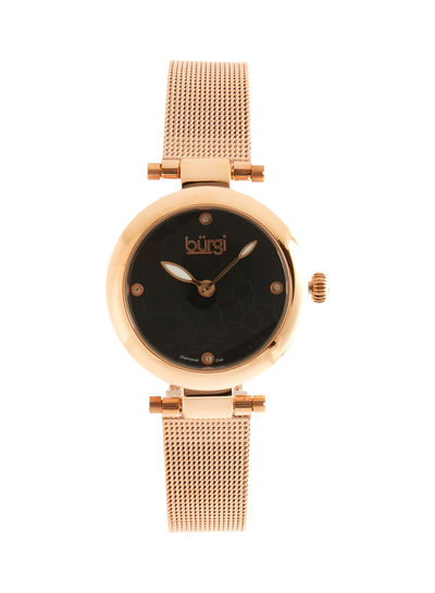 Women's Water Resistant Stainless Steel Analog Watch BUR260RGBK