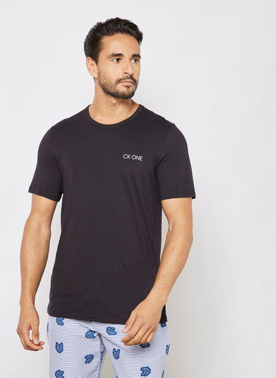 Logo Loungewear T-Shirt Black