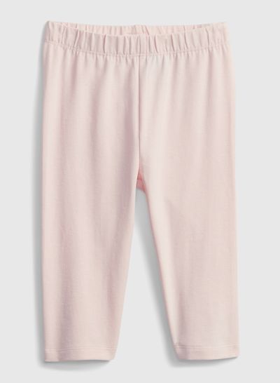 Solid Pattern Elasticated Waist Sweatpants Pink